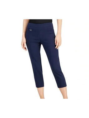 Alfani Navy Blue Cropped Pants Size 14